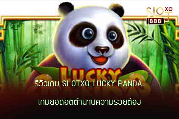รีวิวเกม SLOTXO LUCKY PANDA